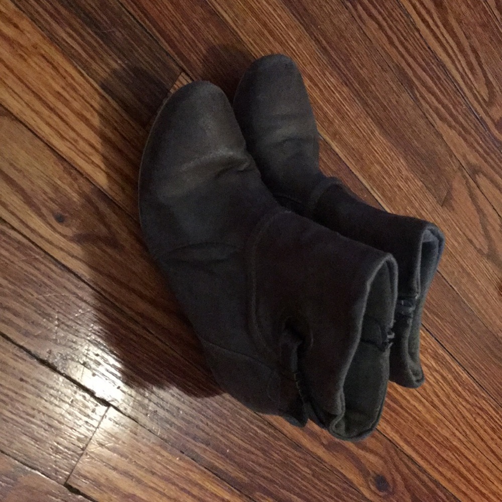 Brown booties
